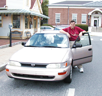 Mike Humphrey, with my car . . . 113,000 plus miles.