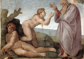 Painting of Michelangelo 2 - Click to Zoom.