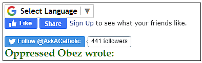 What the "Select Language" button looks like at the top of each web page. What the "Select Language" button looks like at the top of each web page.