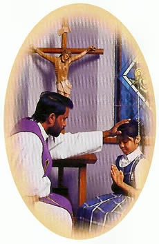 We are reconciled with the Lord and the Church He founded through His chosen priests. We are reconciled with the Lord and the Church He founded through His chosen priests.